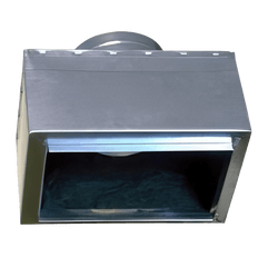 Picture of 14 inch x 6 inch x 8 inch Insulated Box with End Hole
