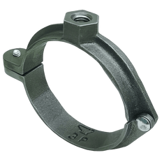 Picture of 1/2 inch Black Malleable Iron Extension Split Pipe Clamp