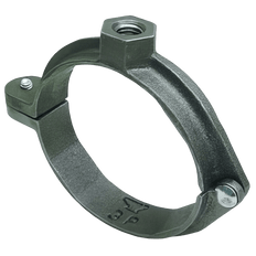 Picture of 2 inch Black Malleable Iron Extension Split Pipe Clamp