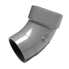 Picture of ChemDrain 2 inch 45 Deg CPVC Elbow, ASTM F-493, Hub x Hub