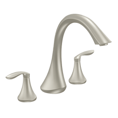 Picture of Moen Eva 2 Handle Hig Arc Roman Tub Faucet Trim Only, Brushed Nickel