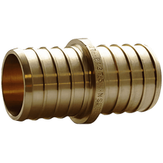 Picture of 3/4 inch x 1/2 inch Brass PEX Coupling, PEX Barb x PEX Barb