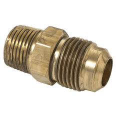Picture of BrassCraft Rough Brass Reducing Adapter, 3/8 inch OD x 1/2 inch, Flare x MIP