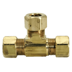 Picture of BrassCraft 64 Brass Tee, 3/8 inch OD, Compression