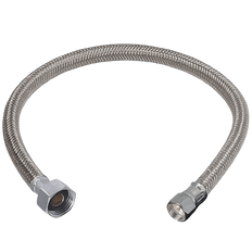 Picture of Speedi Plumb Plus 3/8 inch Comp x 1/2 inch FIP x 12 inch Flexible Faucet Connector, Stainless Finish