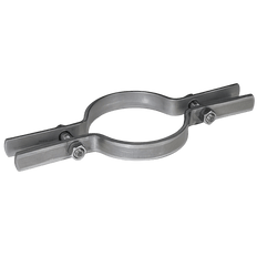 Picture of 6 inch Galvanized Steel Extension Pipe Riser Clamp