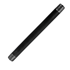 Picture of 1/2 inch x 30 inch Black Steel Cut Length Pipe, Imported, Threaded x Threaded