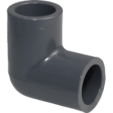 Picture of 2 inch 90 Deg SCH 80 PVC Elbow, Socket x Socket