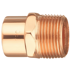 Picture of 1/4 inch Wrot Copper Male Adapter, SWT x MIP