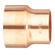 Picture of 2-1/2 inch x 1-1/2 inch Wrot Copper Reducer Coupling, SWT x SWT