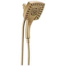 Picture of Delta H2Okinetic In2ition 5-Setting 2-in-1 Shower Head with Hose, Lumicoat Champagne Bronze