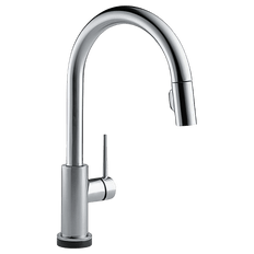 Picture of Delta Trinsic VoiceIQ Single Handle Pull-Down Kitchen Faucet with Touch2O, Arctic Stainless