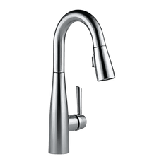 Picture of Delta Essa Single Handle Pull-Down Bar/Prep Faucet, Arctic Stainless