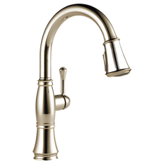 Picture of Delta Cassidy Single Handle Pull-Down Kitchen Faucet, Lumicoat Polished Nickel