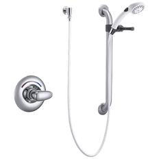 Picture of Delta MultiChoice Lever Handle Universal Shower with Hand Shower, Valve Only, 1.5 gpm, Chrome