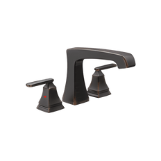 Picture of Delta Ashlyn Two Handle Widespread Roman Tub Trim, 2 gpm, 8 to 16 in Center, Venetian Bronze,