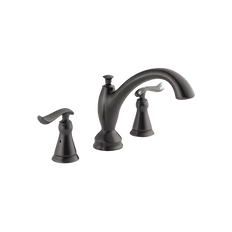 Picture of Delta Linden Two Handle Roman Tub Trim, 8 to 16 in Centers, Venetian Bronze