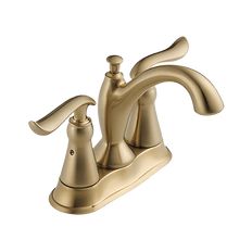 Picture of Delta Linden Two Handle Centerset Lavatory Faucet with Pop-Up Drain, Champagne Bronze