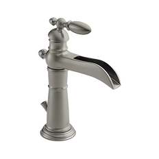 Picture of Delta Victorian Single Handle Channel Lavatory Faucet with Pop-Up Drain, Stainless Steel
