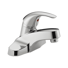 Picture of Peerless Core Single Handle Lavatory Faucet with Pop-Up Drain, 4 in Centerset, Chrome