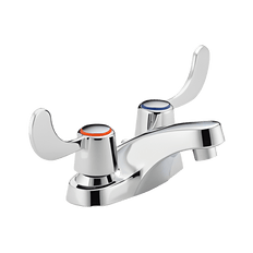 Picture of Peerless Core Two Handle Lavatory Faucet with Grid Drain, 4 in Centerset, Chrome