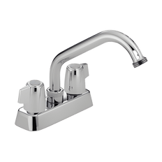 Picture of Peerless Core 2 Handle Laundry Faucet, 4 in Centerset, Chrome