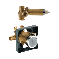 Picture of Delta Universal Rough-In Valve Body, 1/2 in FNPT Inlet x 1/2 in FNPT Outlet, Brass