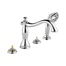 Picture of Delta Cassidy Roman Tub Trim Without Handles, 2 gpm, Check Valve, Chrome