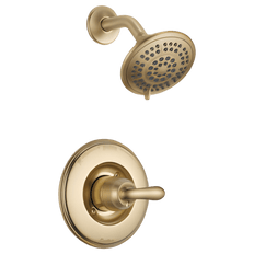 Picture of Delta Linden Single Handle 1-Function Shower Trim, 2.5 gpm, Brilliance Champagne Bronze