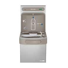 Picture of Elkay Filtered EZH2O Wall Mount Stainless Steel Bottle Filling Station With Single ADA Cooler, 8 gph, Light Gray Granite Vinyl Clad Steel