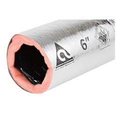 Picture of 6 inch x 25 ft Insulated 2-Ply Polyester Core Flexible Duct, R-Value 8.0