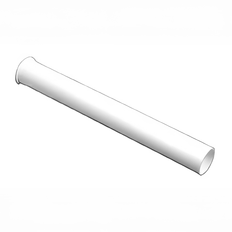 Picture of 1-1/2 inch x 8 inch Tubular PVC Flanged Tailpiece