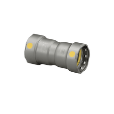 Picture of MegaPressG 6615 1-1/4 inch x 1-1/4 inch Coupling With Stop, Press x Press, Lead Free, Zinc-Nickel Coated Carbon Steel