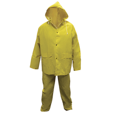 Picture of SAS Heavy-Duty PVC/Polyester 3 Piece Rain Suit, Large