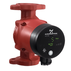 Picture of Grundfos ALPHA 1-Phase Variable-Speed Circulator Pump With Line Cord, 1/16 HP, 115V