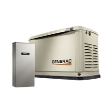 Picture of Generac Guardian 26kW 240V 3600 rpm Air Cooled Standby Generator w/ 200 AMP Transfer Switch