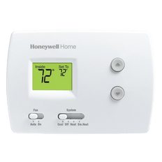 Picture of Honeywell PRO 3000 Dual Power 2 Heat/1 Cool Digital Non-Programmable Thermostat, White