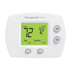 Picture of Honeywell FocusPRO 5000 1 Heat/1 Cool Non-Programmable Digital Thermostat, White