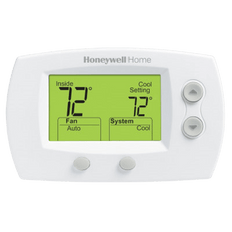 Picture of Honeywell Pro 5000 Non-Programmable 2 Heat/2 Cool Digital Thermostat, White