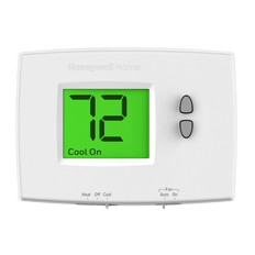 Picture of Honeywell Pro 1000 1 Heat/1 Cool Non-Programmable Digital Thermostat, White