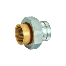 Picture of 1-1/2 inch x 1-1/2 inch Dielectric Union, Imported, FIP x Sweat