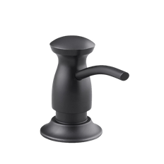 Picture of Kohler Forte 16 oz Deck Mount Brass Transitional Soap/Lotion Dispenser, Matte Black