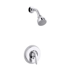Picture of Kohler Coralais 1-Handle 1/2 inch NPT 2.5 gpm Transitional Theme Metal Shower Valve Trim, Chrome Plated