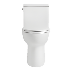Picture of Mansfield Broadway 1.28 gpf Elongated SmartHeight Vitreous China Two-Piece Complete Toilet Kit, White