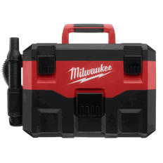 Picture of Milwaukee M18 Cordless Vacuum, 2 gal, 18 V, Li-Ion Battery, Polycarbonate Housing (Bare Tool)