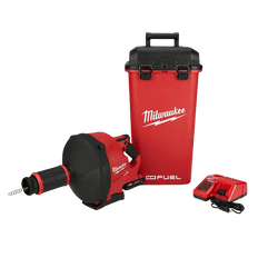 Picture of Milwaukee M18 Fuel Cordless Drain Gun Kit With CABLE-DRIVE Locking Feed System, 11-1/4 in H x 10 in W