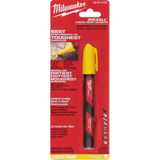 Picture of Milwaukee Inkzall Liquid Paint Marker, Acrylic Nib, Plastic, Red/Yellow