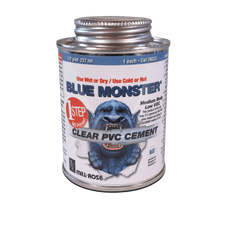 Picture of Blue Monster 4 oz Weatherproof 1-Step PVC Pipe Cement, Blue