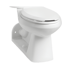 Picture of Mansfield Quantum Elongated SmartHeight Toilet Bowl Only, Rear Outlet, White