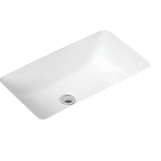 Picture of Mansfield Petite Covington 21-3/8 inch x 13-1/2 inch Undermount Rectangular Lavatory Sink Only, White